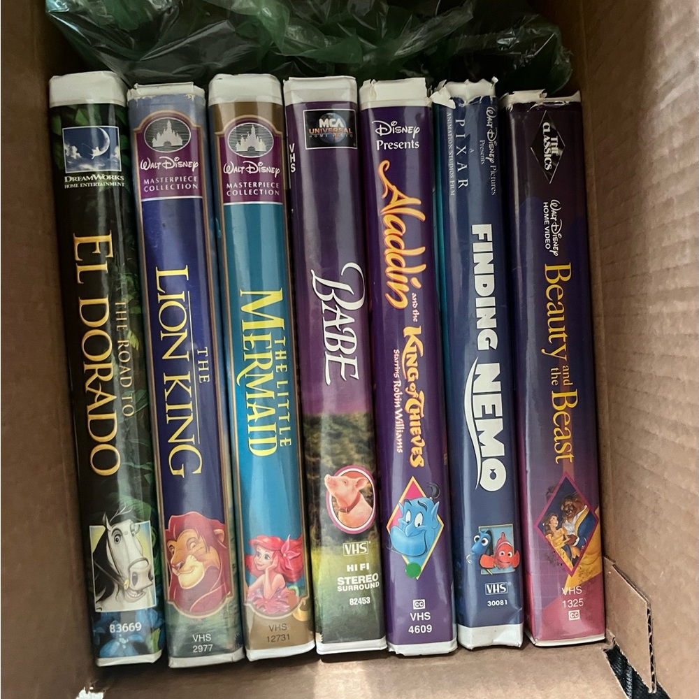 Disney and Animated VHS Collection